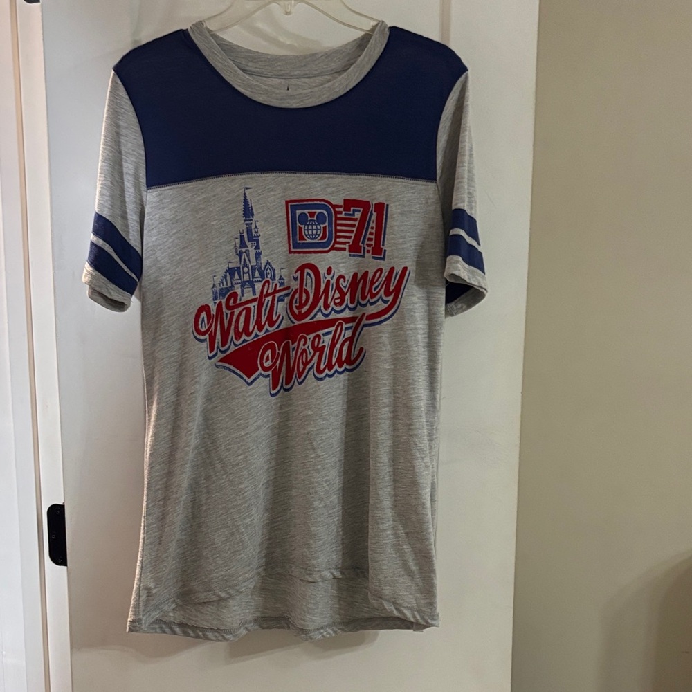 Disney  Gray and Navy T-Shirt